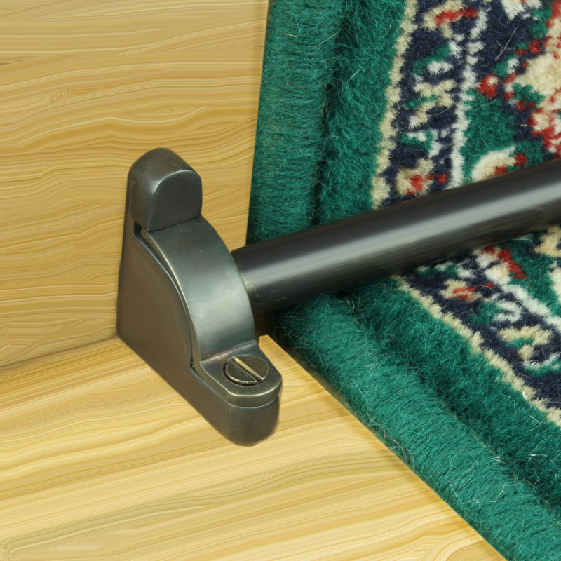 Bronze Carpet Rod Set with Classic Design for Timeless Appeal on Staircases