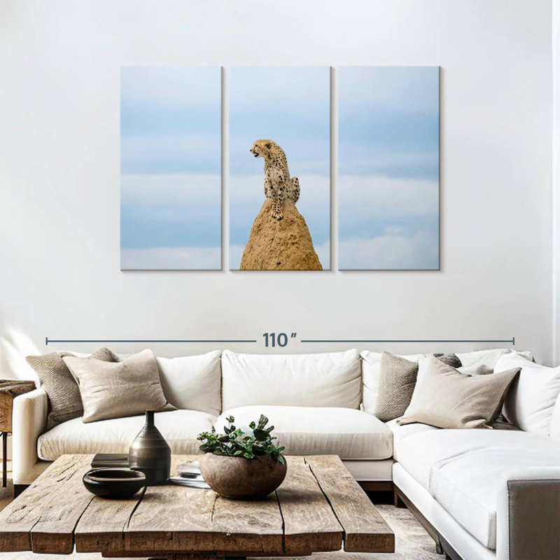 Scouting Wild Cat, 48" H x 74" W