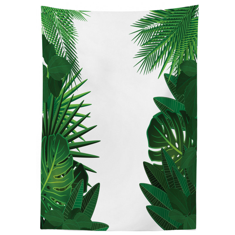 Leaf Dining Room Kitchen Tablecloth, 70" L x 52" W