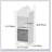 Kids Dollhouse Bookcase with Storage, 2-Tier Storage Display Organizer, Toddler Bookshelf with Collapsible Fabric Drawers for Bedroom or Playroom