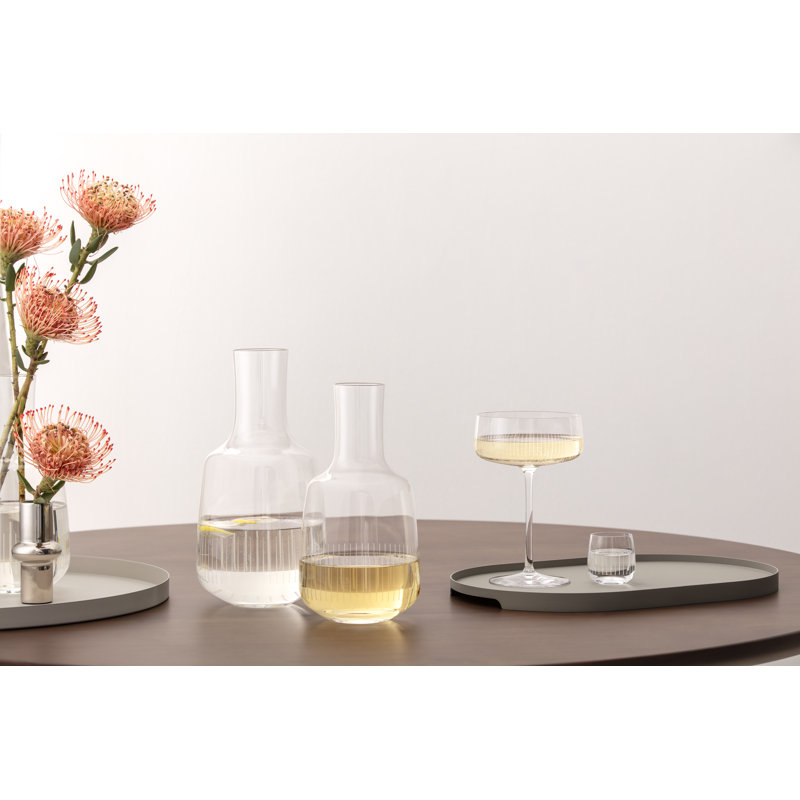 Villeroy & Boch Afina Collection Shot Glass, Set of 4, Dimensions: Approx. 2 in, Volume Approx. 1.25 oz, Crystal Glass, Made in Europe, Dishwasher Safe