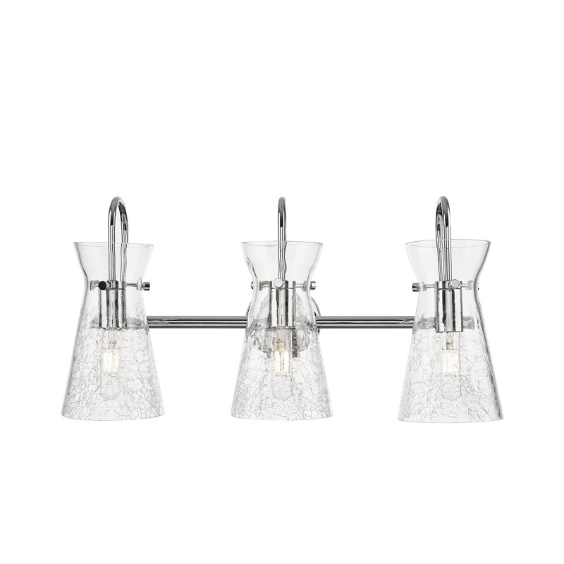 Estelle – 3 Light 24" Bath Vanity Light, Polished Chrome