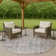 Machine Washable Indoor/Outdoor Mattis ACN2310 Abstract Rug