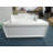 Wall-Mounted Entryway Shelf With Hooks And Storage Bench Set, Modern White Shoe Cabinet With Cushion And Closed Storage For Hallway, Bedroom, Or Mudroom