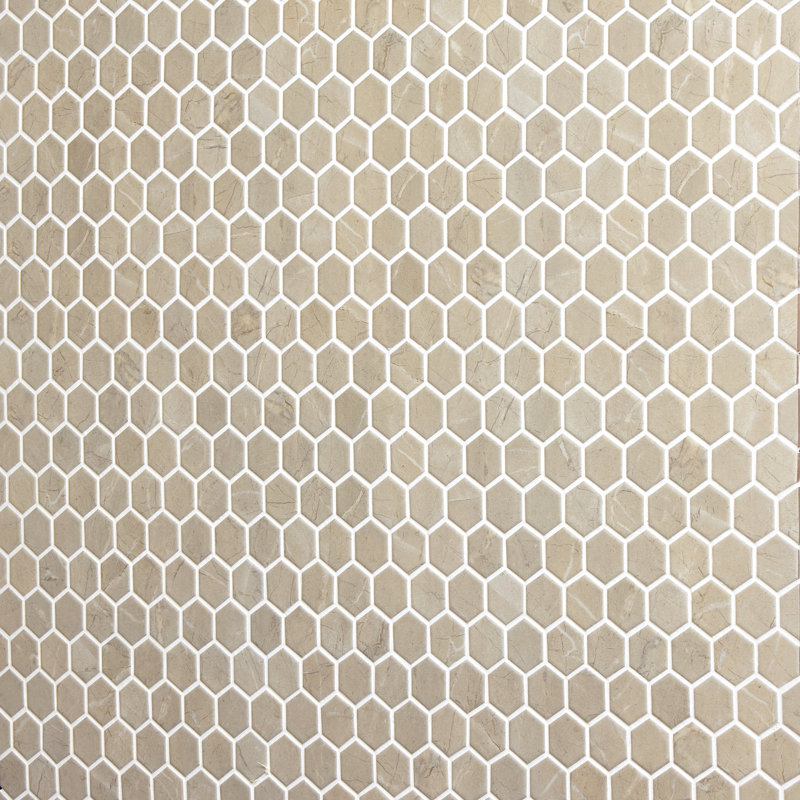 Mosaïque murale hexagonale en céramique émaillée 1,5 po Daltile Perpetuo (12 pièces par carton) (9,72 pieds carrés par carton)