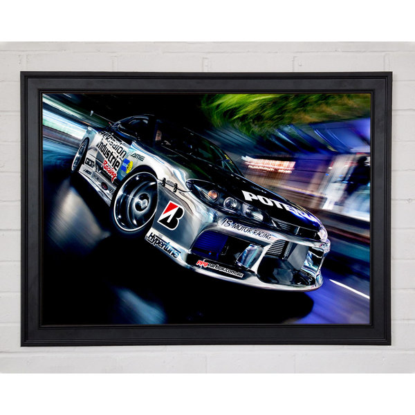 Ebern Designs Drift Racer - Single Picture Frame Print | Wayfair.co.uk