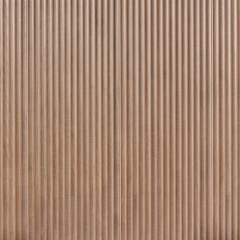 17,66 po Ravera X 47,19 po Carreau de céramique murale aspect bois cannelé mat (17,31 pieds carrés / caisse), Brun châtaigne