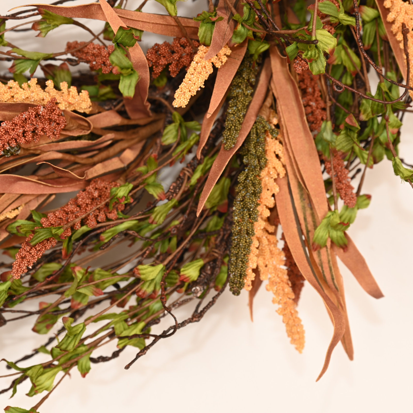 24" Handcrafted Mixed Assortment Thanksgiving Wreath