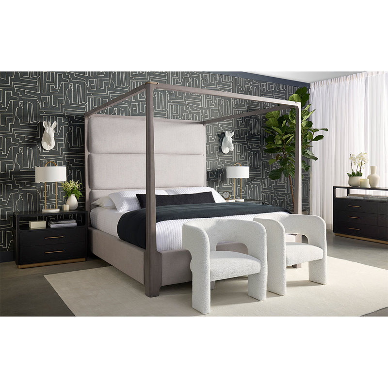 DANETTE 6 - Drawer Dresser, Black