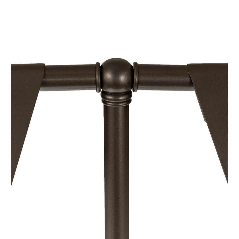 25" Wide Exeter 2 Light Banker's Lamp
