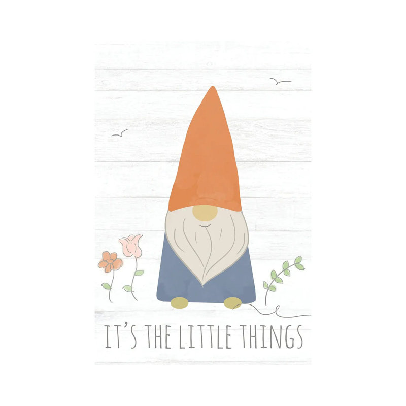 Its The Little Things (Gnome) by Anna Quach - Wrapped Canvas Gallery-Wrapped Canvas Giclée
