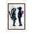 Toile avec cadre en bois brun classique n'est pas disponible