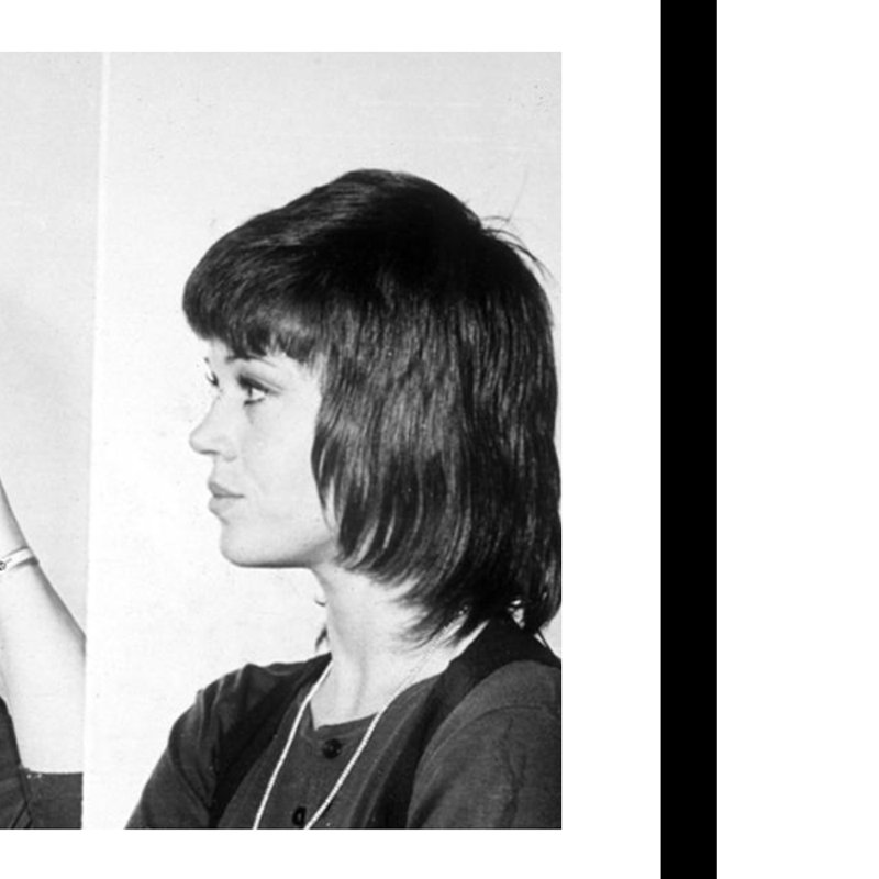 Jane Fonda, 1970, photos Mugshot - reproduction encadrée 14 x 18
