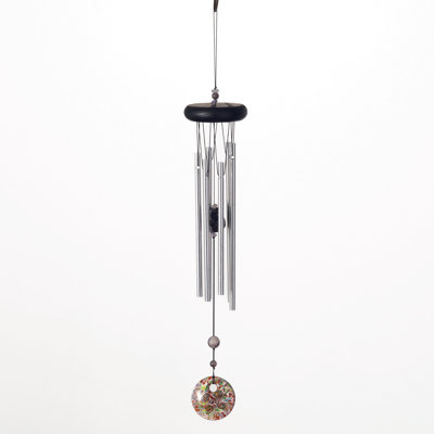 Mini Chime Art Glass Round Sail