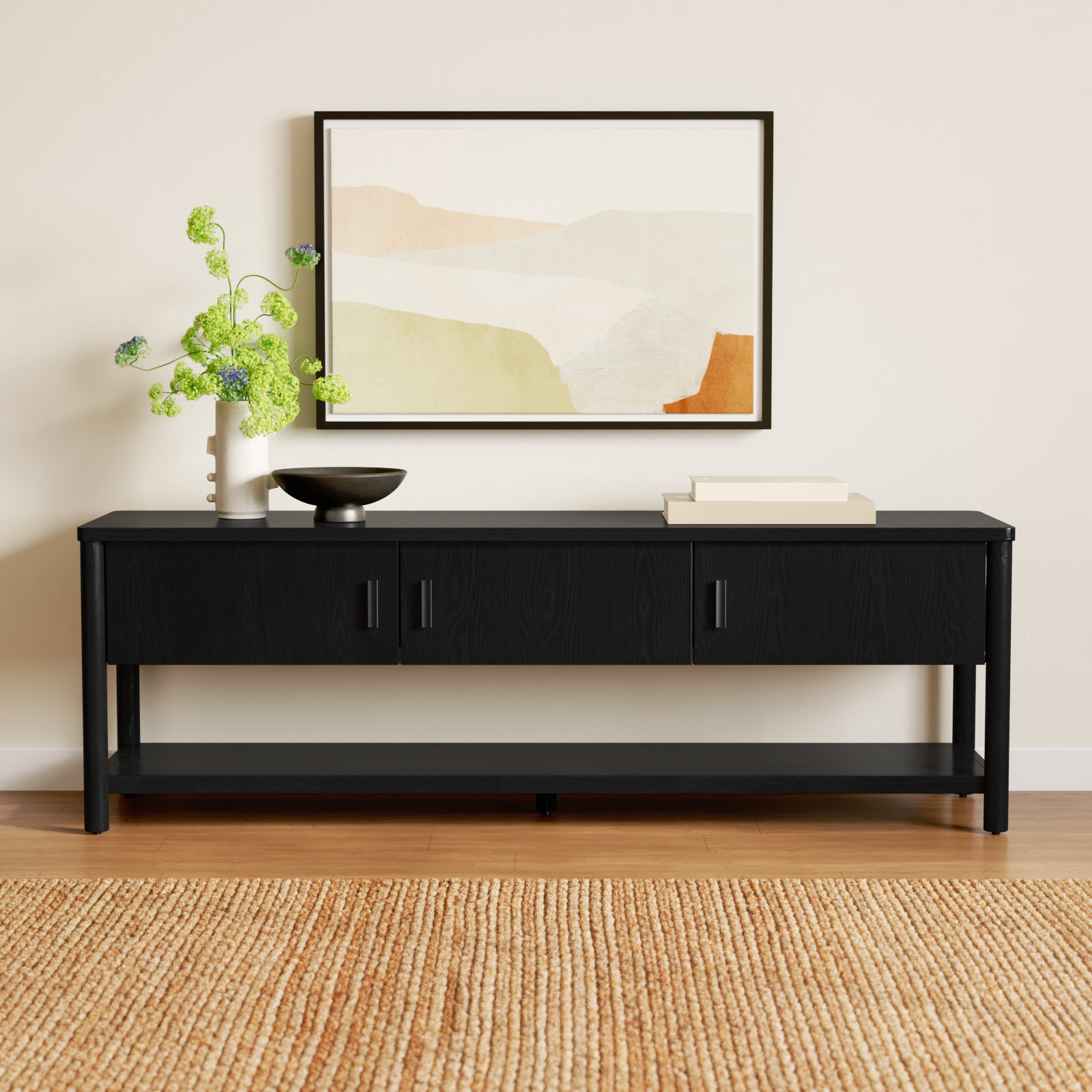 Kaplan 72'' Media Console, Black