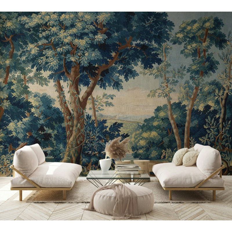 Papier peint tapisserie Enchanted Forest , L 120 po x L 96 po