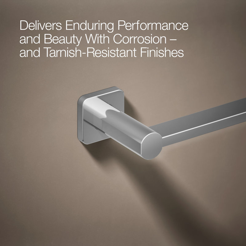 Parallel Towel Bar, Polished Chrome, 24"W