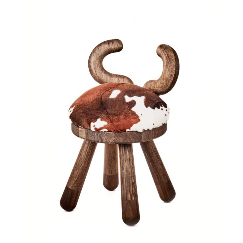 Kids 13'' Wood Novelty Chair and Ottoman