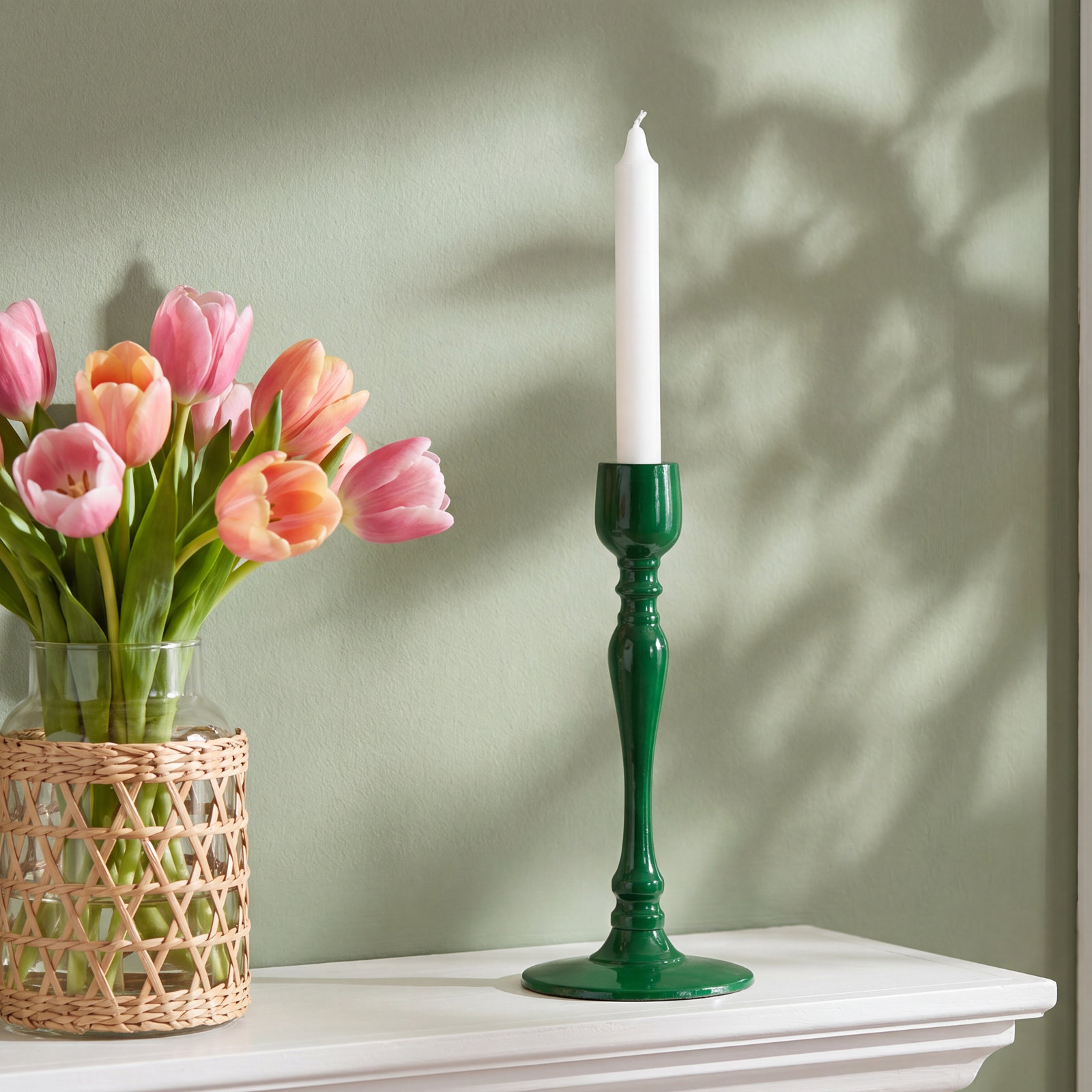 Leila Metal Candlestick Holder