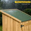 Armoire de rangement en bois pour jardin avec rangement en bois pour asphalte imperméable
