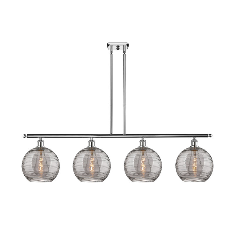 Ellington 4 - Light Kitchen Island Pendant, Polished Chrome