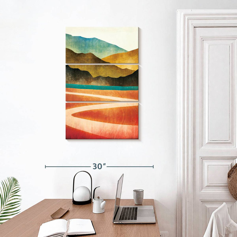 Avery Mountain Trail Abstract, 32" H x 20" W