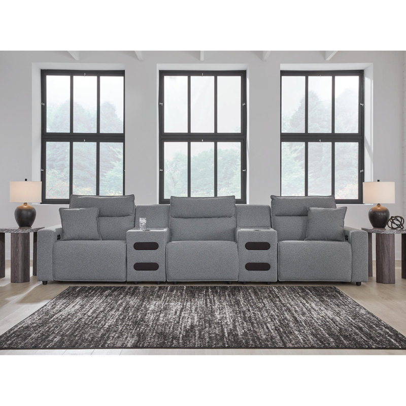 Canapé modulaire inclinable électrique 5 pièces Bodie