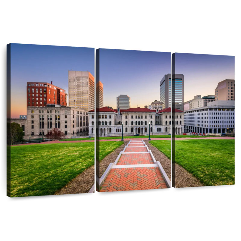 Richmond From Capitol Grounds, 28" H x 45" W
