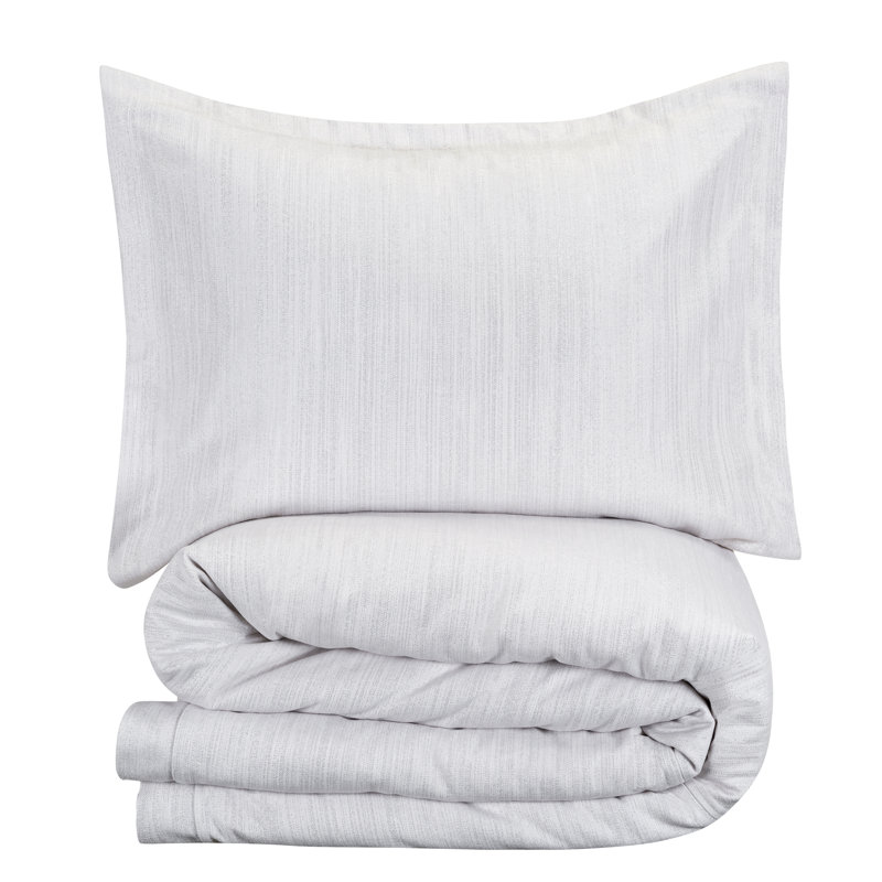 Polyester Percale Duvet Cover, King Duvet Cover + 2 King Sham Pillow