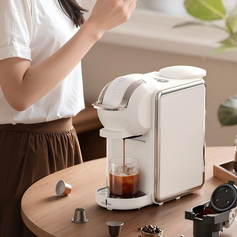 Machine à café à capsules entièrement automatique, espresso et Americano, infusion chaude et froide