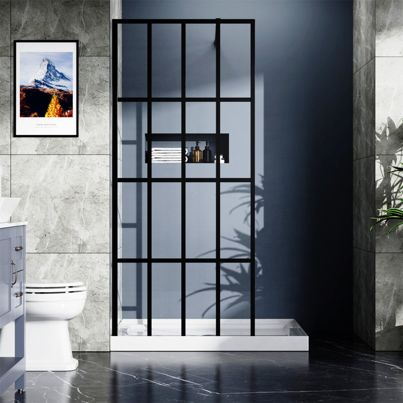 Finition de porte de douche 34 "X 72"