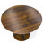 Round Wood Top Metal Base Dining Table-368476529