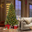 Arbre de Noël artificiel éclairé Jacab - support inclus-1642276833