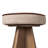 Vega Swivel Upholstered Counter Stool with Solid Wood Frame-1672247705