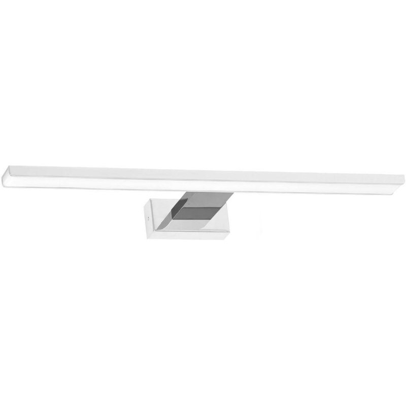 Bradyen LED Armed Sconce, White/Chrome