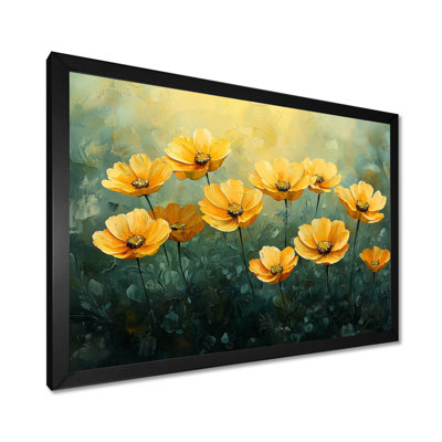 «Dahlia Flower Summer Horizons II» - art mural Dahlia