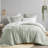 Camden Chambray Print Microfiber Comforter Set With Bed Sheets-99405263-99379819