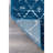 Maslah Geometric Moroccan Power Loom Performance Blue Rug-1205599543