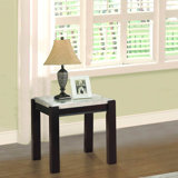 Wobnar Marble Top End Table