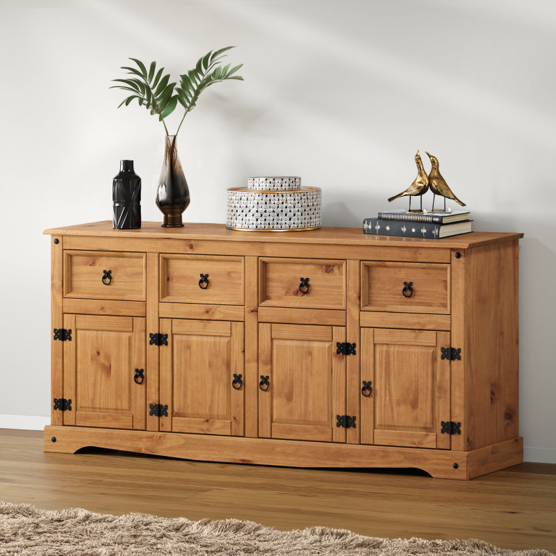 Pocklington 164cm Solid Wood Sideboard