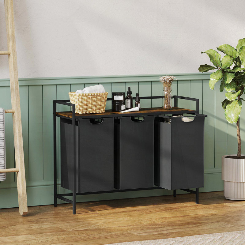 Linen Cabinet, L 28,35 po - noir