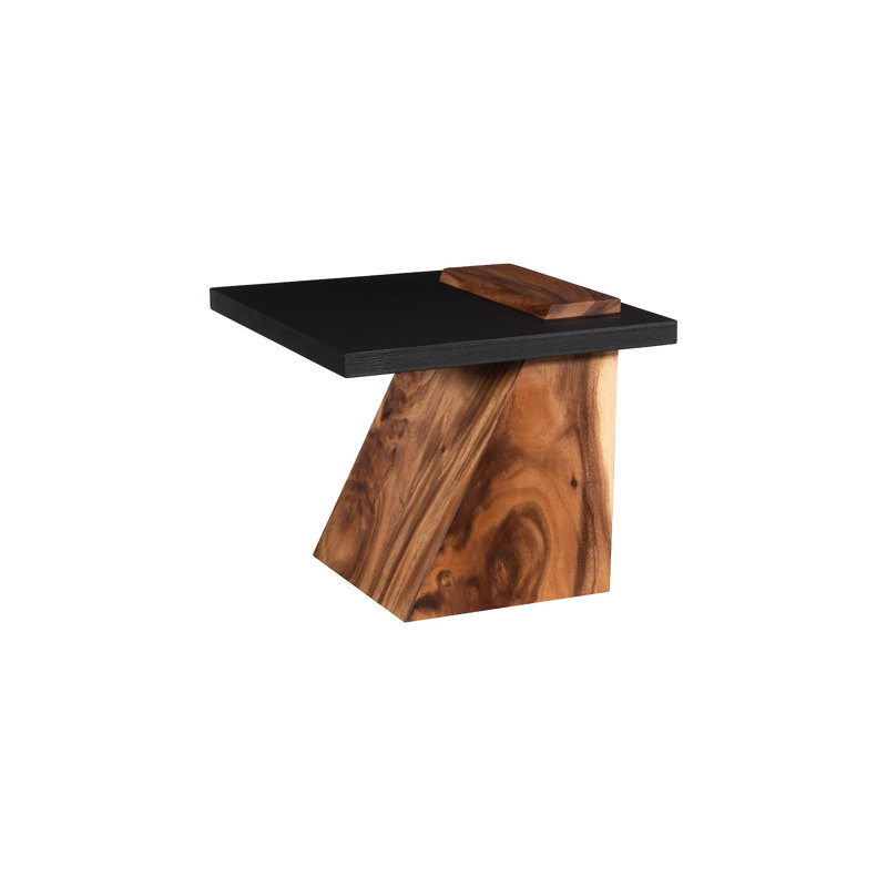 Table d'appoint Slant, naturel / noir