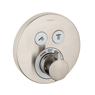 Showerselect S 1-Handle 6-Inch Wide, Temperature Memory, Thermostatic Valve Trim Only, with Diverter