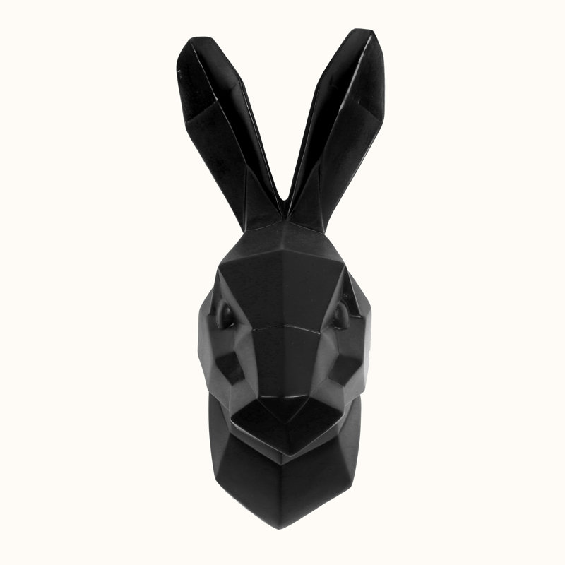 Animals Wall Decor on Polyresin, Black