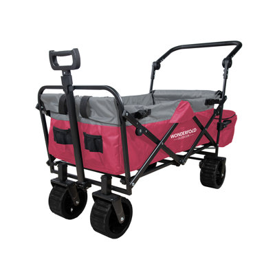 S3 Push & Pull Folding Utility Wagon With Brakes