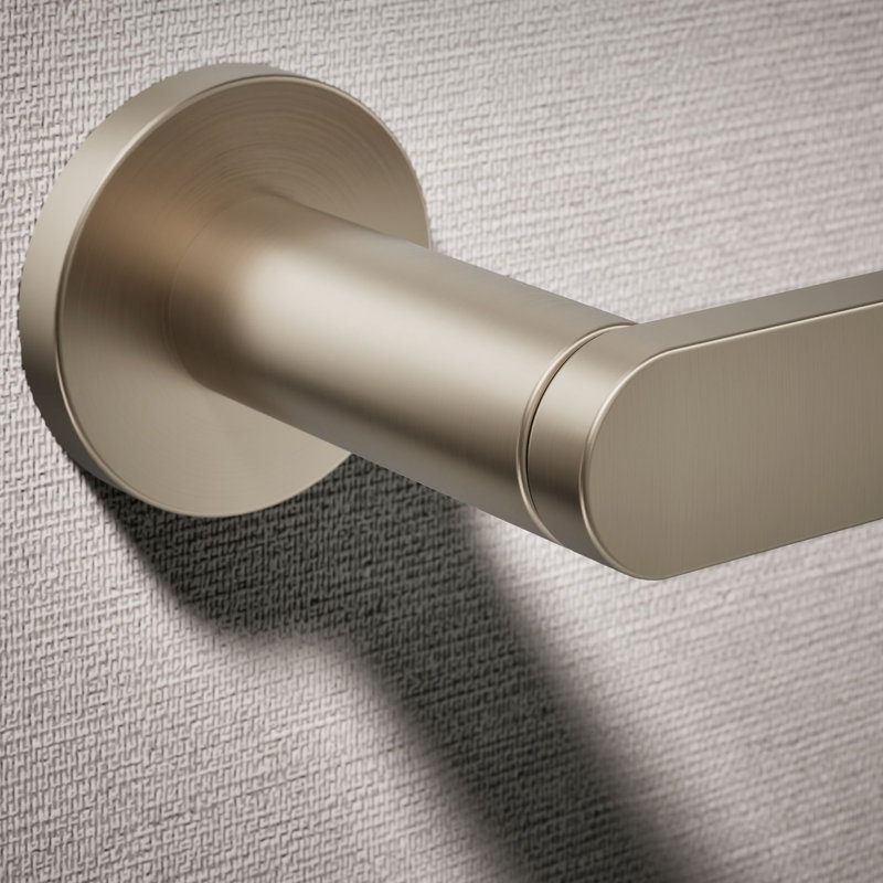 Wall Mount Toilet Paper Holder, Gold Rose