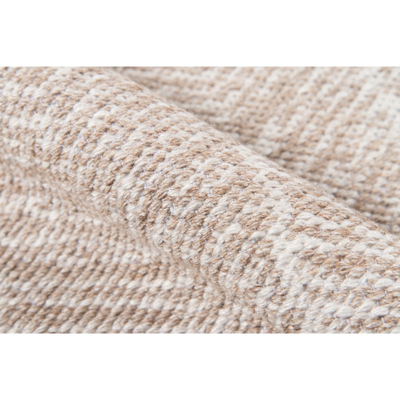 Easton Chevron Area Rug in Brown, Rectangle 7'6" x 9'6"