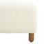 Repose-pieds confortable, blanc