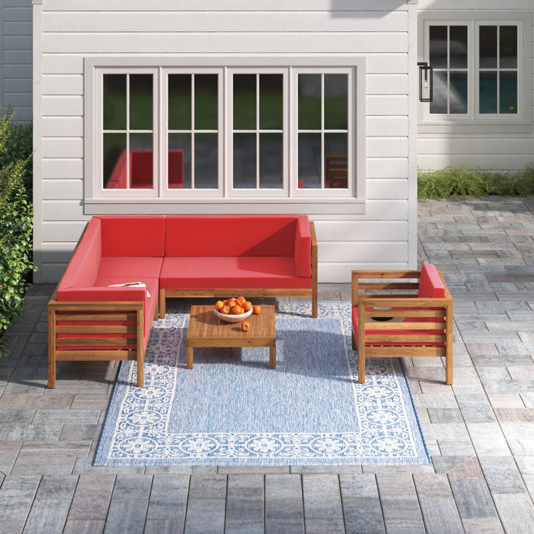 South Sea Outdoor Mayfair 3-Piece Sectional Seating Set in Pebble CODE:UNIV10  for 10% Off