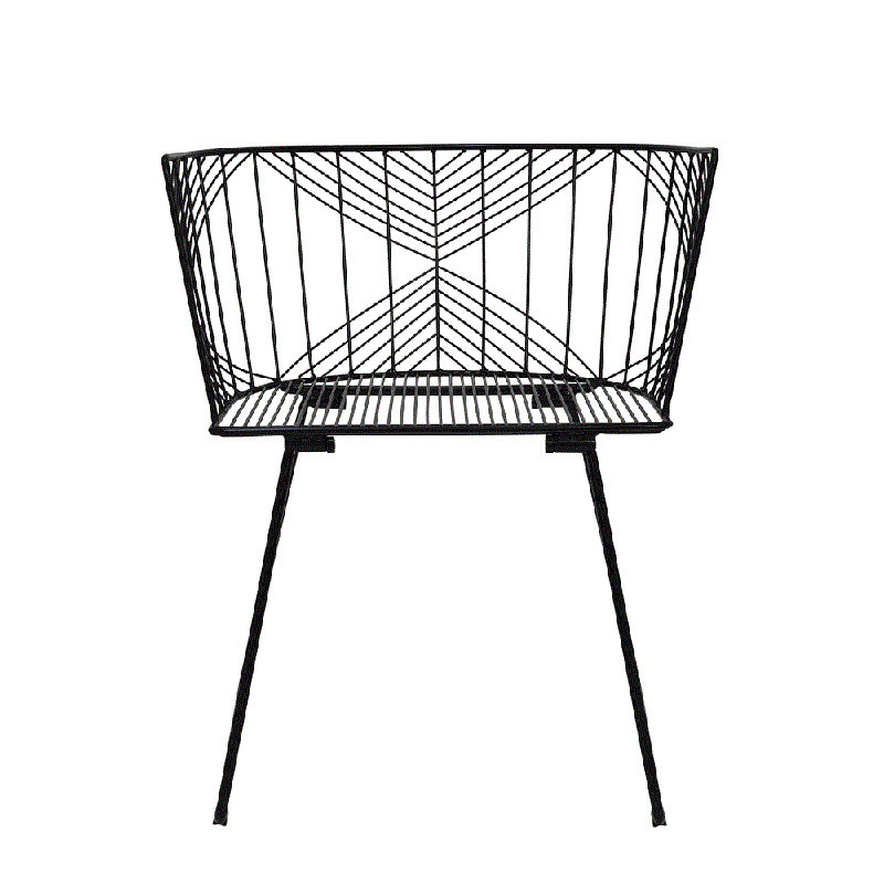 Black Barrel Captain Chair with 17" Seat Height